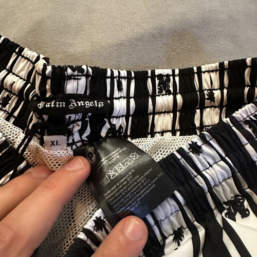 Palm Angels XL Swimshorts new, black and white