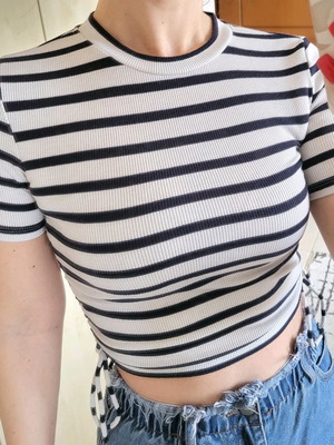 Zara striped blouse like new, size Small/Medium