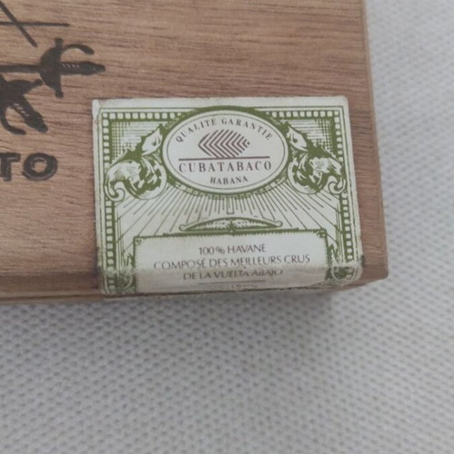 Montecristo empty wooden cigar box for 50 cigars used
