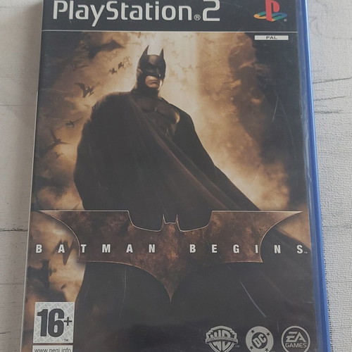 Batman Begins PS2 game like new, PAL CIB Greek