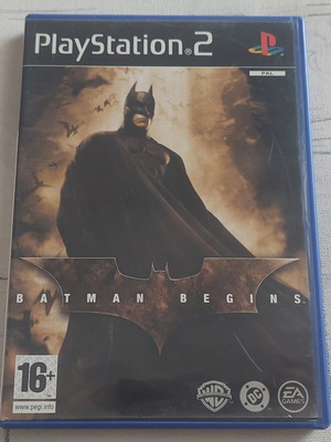 Batman Begins PS2 game like new, PAL CIB Greek