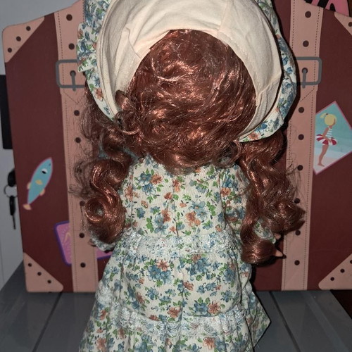 Vintage Japan Anime doll used, Candy Candy or Sarah Kay style, 26 cm