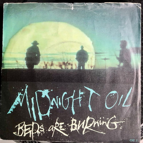 Midnight Oil Beds Are Burning Vinyl 7" Single used, rock