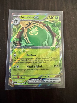 Sinistcha ex Pokémon card like new