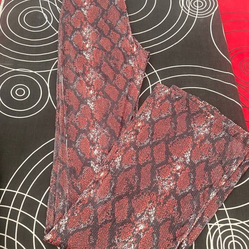 Pull&Bear pants with sequins and snake print size S like new