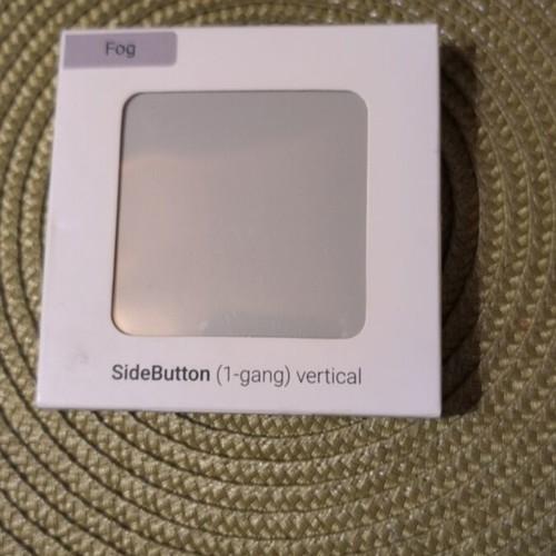 Ajax SideButton 1-gang vertical color Fog new