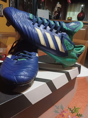 Adidas Football Shoes Like New Size 42 1/2 Blue Green