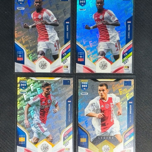 Ajax Amsterdam Panini Adrenalyn XL FIFA 365 card lot (4)