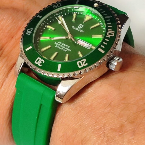 Goobasen Automatic Style Men's Watch Limited Edition Green