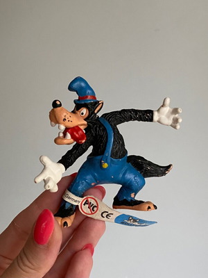 Bullyland Big Bad Wolf PVC φιγούρα Disney Τρία Γουρουνάκια μεταχειρισμένη