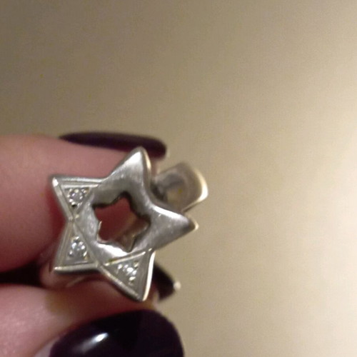 Silver ring 925 like new, size 55, inner diameter 17.3