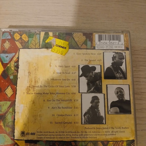 Neville Bros Mitakuye All My Relations CD