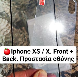 Iphone XS  / X. Front + Back 2 Προστασία οθόνης Tempered Glass