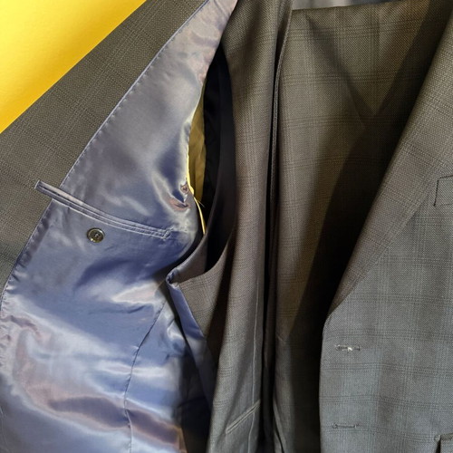 Master Tailor men's suit navy blue size 58/52 new