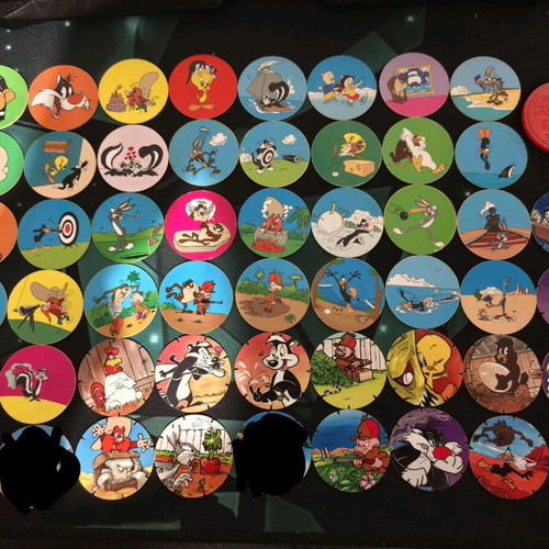 Tasty Tops Super and Mega single caps used, pack of 51
