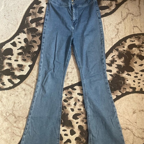 Shein blue flared jeans size M like new