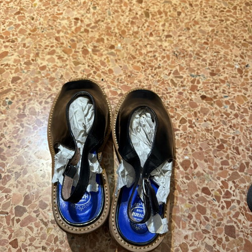 Jeffrey Campbell platform sandals size 41 like new black and blue