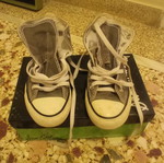 All Star Converse canvas boots used, gray, size 36