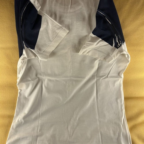 D&G men's T-shirt, white and blue, size L
