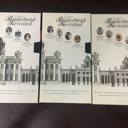 Brideshead Revisited box 1 2 3 used, English edition without subtitles