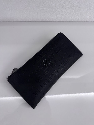 Benetton black wallet like new with slightly worn print