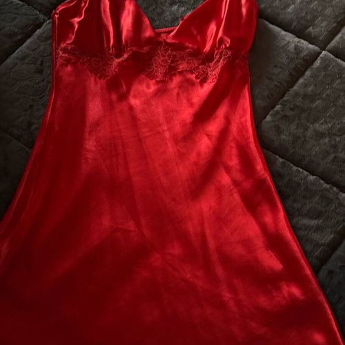 Yamamay satin nightdress like new, red, size S