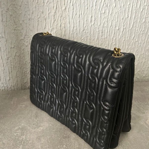Zara shoulder bag like new, black with gold chain