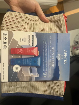 Apivita Bee Sun Safe Tinted Face Cream SPF50 and After Sun Set new