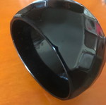 Bone bracelet like new, black