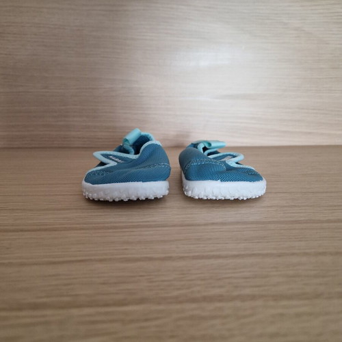 Baby beach shoes size 22-23 and waterproof silicone swimming cap with cat design