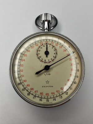 Zenith vintage μηχανικό χρονομέτρο NOS 51mm, κουρδιστό, Swiss Made