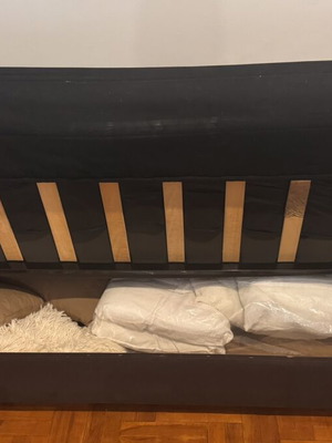 Sofa bed used with storage space