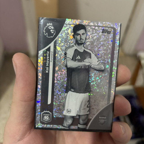 Κάρτα Kai Havertz 2025/26 Topps Premier League Pro Precision Black & White Rainbow Parallel σαν καινούργιο