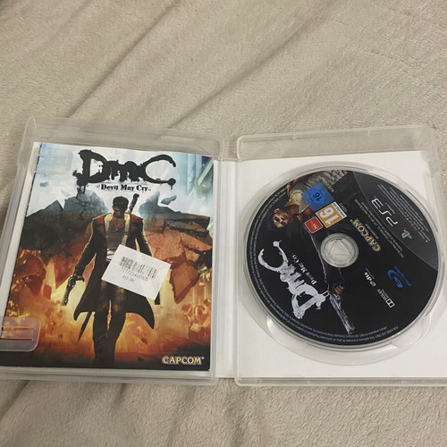 DMC: Devil May Cry PS3 game used with manual
