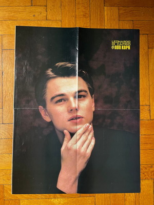 Leonardo DiCaprio poster used 43cm x 56cm