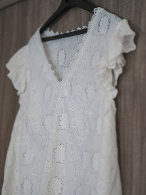 Sleeveless tops like new, lace, romantic boho style, SHEIN