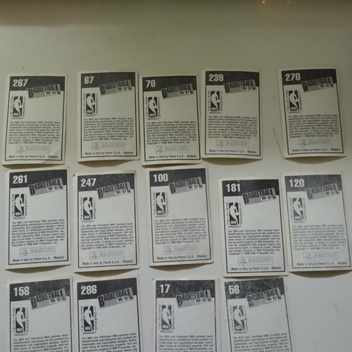 Panini NBA 96-97 stickers like new
