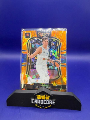 Luka Doncic 2025-26 Panini Select EuroLeague Premier Orange Prizm card new