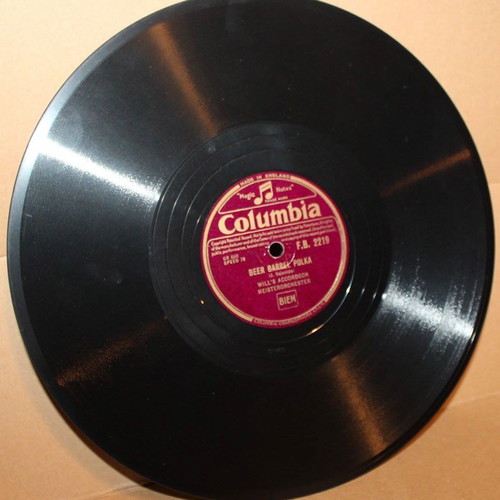 Columbia 78 RPM record Beer Barrel Polka used