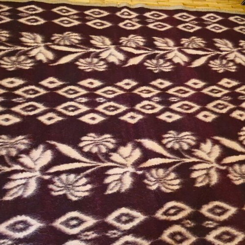 Wool Blanket like new, handmade, 190x220 cm summer