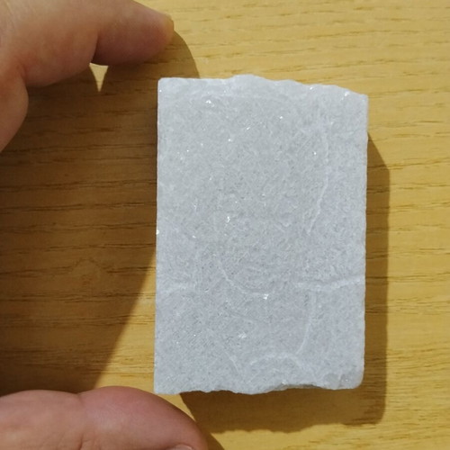 Marble relief sculpture new, small size 7.5x5x2 cm