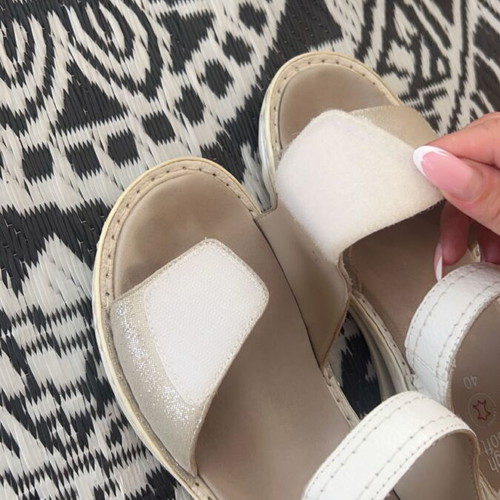 Ara anatomical sandals like new, size 40, white and grey
