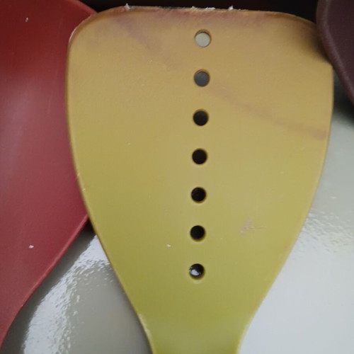 Kitchen spoon set used with imperfections