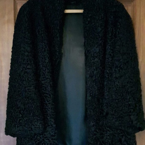 Astrakhan fur black like new