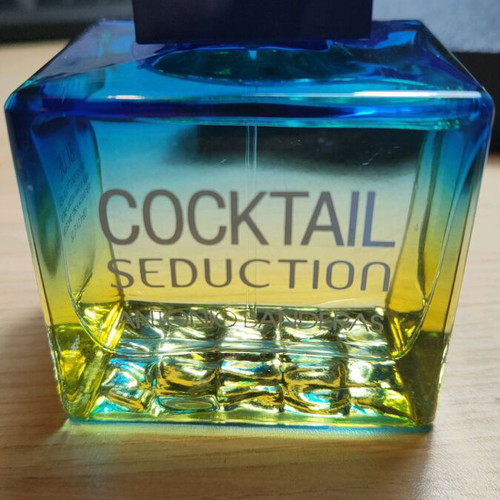 Antonio Banderas Cocktail Seduction Blue men's used perfume 100ml eau de toilette