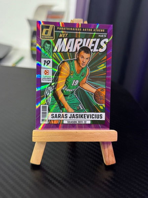 Panini Donruss EuroLeague 2024-2025 Saras Jasikevicius Net Marvels Purple card new