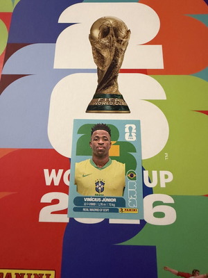 Panini World Cup 2026 Vinícius Júnior Sticker new
