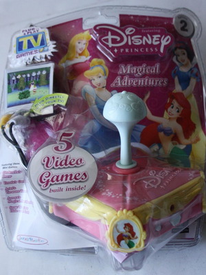 Jakks Disney Princess Magical Adventures 5 видео игри Plug N Play TV игра нова