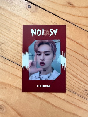 Stray Kids Lee Know Noeasy Kpop photo card