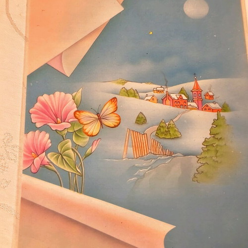 Vintage letter glue like new, scented sheet
